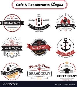 Italian Restaurant Logo Pizza